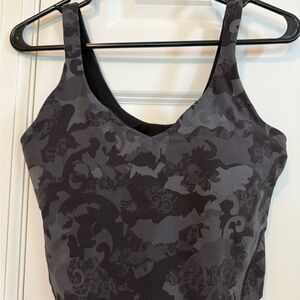 Lululemon Align Gray Camouflage Tank Top